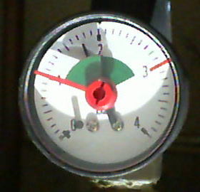 Aktuelles Foto des Heizungsmanometers